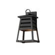 Maxim Lighting Shutters Outdoor Wall Sconce in Black finish, featuring EPMM Aluminum construction with a sleek, modern design for outdoor illumination.