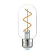 Maxim Lighting E26 T14 Bulb with a clear glass finish, showcasing a vintage filament design, perfect for adding a warm glow to any space.