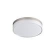 Edge Flush Mount Ceiling Light by Maxim Lighting in Satin Nickel finish, featuring a sleek, minimalist design with an Iron frame for modern interiors.