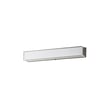 Maxim Lighting Edge Bathroom Vanity Light with a sleek Satin Nickel finish, featuring a minimalist design with PMMA Acrylic and Aluminum materials.