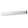 Maxim Lighting Edge Bathroom Vanity Light with a sleek black aluminum frame and PMMA acrylic diffuser, providing modern elegance to any bathroom.
