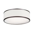 Maxim Lighting Prime Flush Mount Ceiling Light in Satin Nickel finish, 20-inch size, suitable for 120-277V, offering a sleek and modern design.