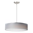 Maxim Lighting Prime Pendant in Satin Nickel finish, featuring a sleek design with a Steel frame and Acrylic diffuser, hanging elegantly from the ceiling.