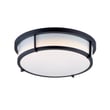 Maxim Lighting Rogue Ceiling Light Fixture in Black finish, featuring a sleek design with a polycarbonate and steel construction, mounted on a ceiling.