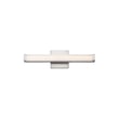 Maxim Lighting Spec Color Select Bathroom Vanity Light in Satin Nickel finish, featuring a sleek design with adjustable color temperature settings.