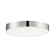 Maxim Lighting Trim Round 120V Ceiling Light in Polished Chrome finish, featuring a sleek polycarbonate and steel design for modern interiors.