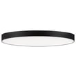 Maxim Lighting Trim Round 120V Ceiling Light with a sleek black finish, featuring a durable polycarbonate and steel construction.