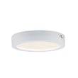 Maxim Lighting Wafer Flush Mount with EM Backup in white finish, featuring a sleek aluminum and polycarbonate design for modern interiors.