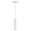 Maxim Lighting Calibro Outdoor Pendant in White, crafted from aluminum and glass, perfect for modern outdoor spaces.