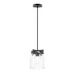 Maxim Lighting Scoop Pendant/Flush Mount in Black finish, featuring a sleek Steel frame with a Glass shade, elegantly suspended for modern illumination.