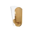 Maxim Lighting Armory Wall Sconce in Natural Aged Brass, featuring durable steel and glass for stylish illumination.