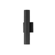 Maxim Lighting Calibro Outdoor Wall Sconce in Black, featuring durable aluminum and glass for stylish outdoor illumination.