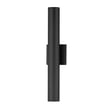 Maxim Lighting Calibro Outdoor Wall Sconce in Black, featuring durable aluminum and glass for stylish outdoor illumination.
