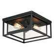 Maxim Lighting Cabana VX Flush Mount in Black EPMM, stylish ceiling light fixture for modern home decor.