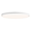 Maxim Lighting Float Flush Mount with a sleek design, featuring a white aluminum and plastic finish, perfect for modern interiors.