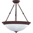 Maxim Lighting Essentials Bowl Pendant in Oil Rubbed Bronze finish with a Glass shade, featuring a simple, elegant design suitable for various interiors.