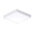 Maxim Lighting Trim Flush Mount with a white steel frame and polycarbonate diffuser, elegantly designed for modern interiors.