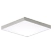 Maxim Lighting Trim Flush Mount with a sleek Satin Nickel finish, featuring a round design made from durable Polycarbonate and Steel materials.
