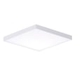 Maxim Lighting Trim Flush Mount with a white polycarbonate diffuser and steel frame, providing a sleek and modern lighting solution.