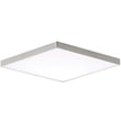 Maxim Lighting Trim Flush Mount with a sleek Satin Nickel finish, featuring a Polycarbonate and Steel construction for a modern look.