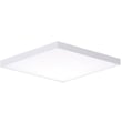 Maxim Lighting Trim Flush Mount in White finish, featuring a sleek polycarbonate and steel design, perfect for modern and minimalist interiors.