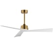 Maxim Lighting Vortex Ceiling Fan in Natural Aged Brass finish, featuring a sleek steel design with modern blades and integrated lighting.