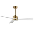 Maxim Lighting Vortex Ceiling Fan with Light in Natural Aged Brass finish, featuring a sleek design with steel blades and integrated lighting.