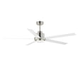 Maxim Lighting Daisy Ceiling Fan with Light in Satin Nickel finish, featuring a sleek design with steel blades and integrated light fixture.