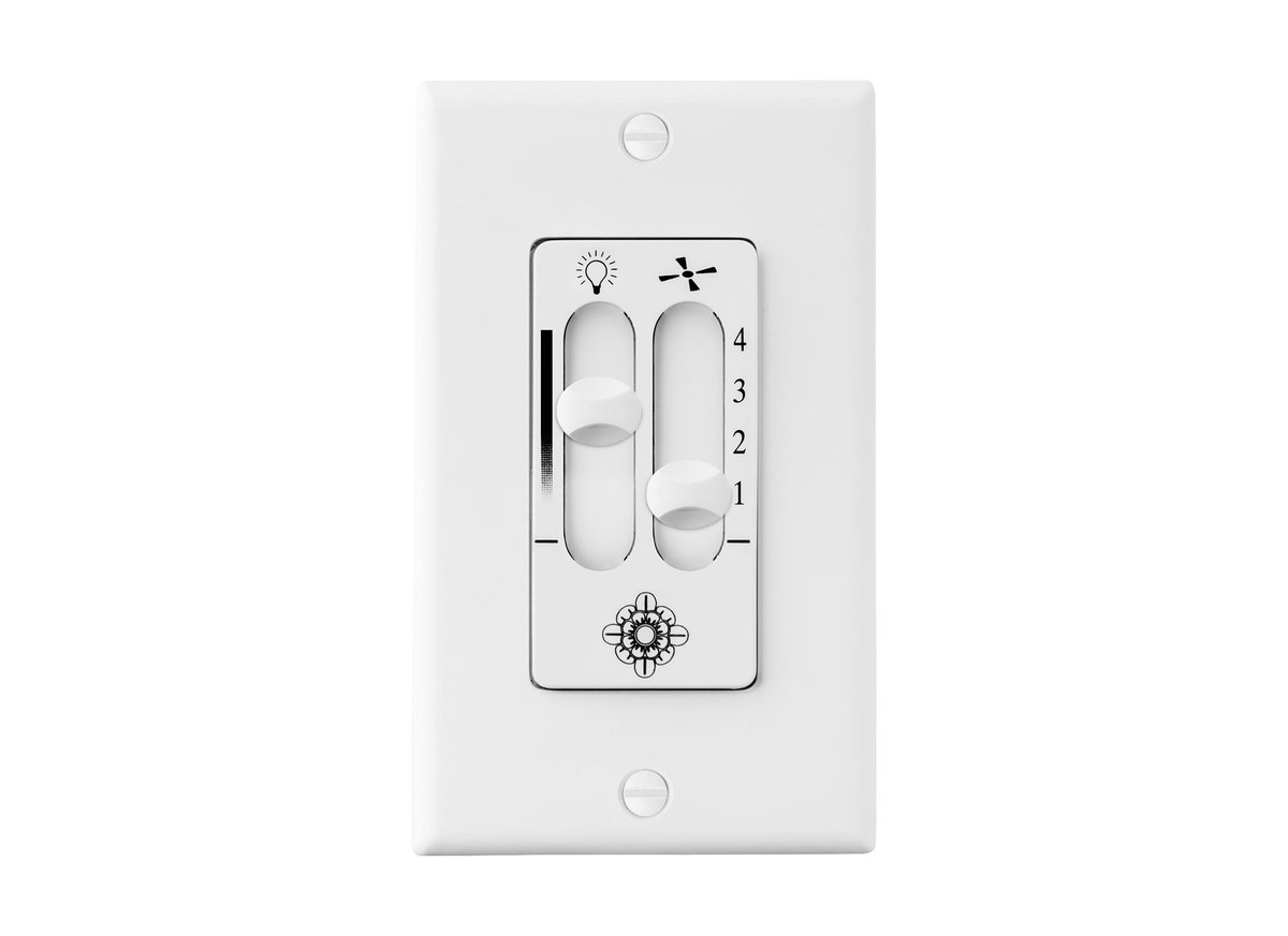 Generation Lighting ESSWC-6 4-Speed Fan / Light Wall Control | Lightopia