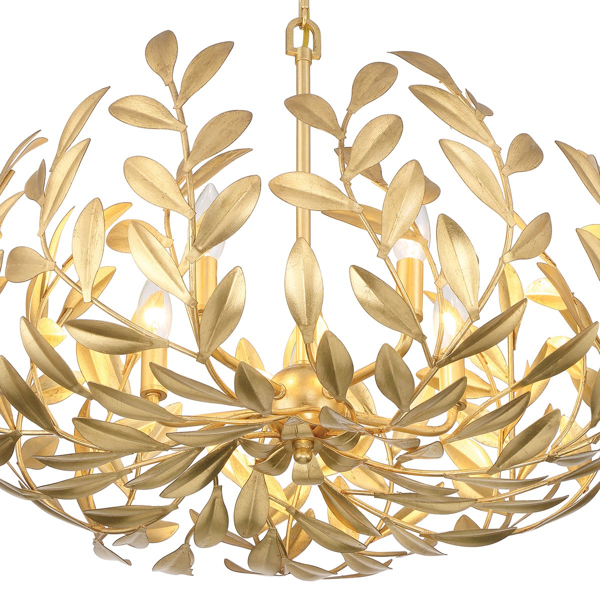 Crystorama Broche Bowl Chandelier | Lightopia