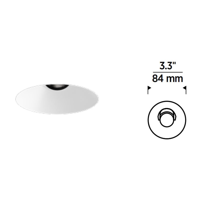 ECO 3IN Round Flangeless Mud-In Plate by CSL | ED3-R-TL | CSL1172925