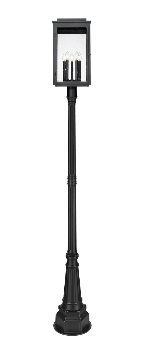Z-Lite Hartwell Lantern Coastal Post Light | Lightopia
