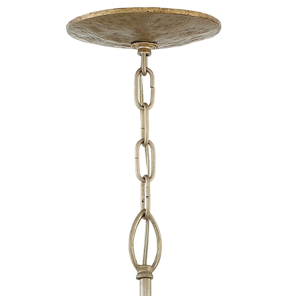 Eve 18 in Three Light Cage Globe Pendant, Champagne Gold