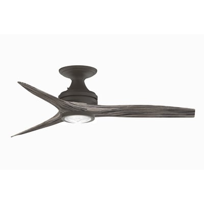 Spitfire Flush Ceiling Fan with Light