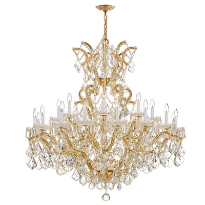 Maria Theresa 25-Light Hand Cut Crystal Chandelier