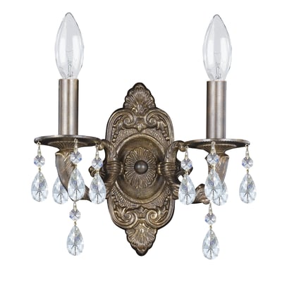 Paris Market Crystal Wall Light