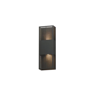 Grate Outdoor Double Wall Sconce