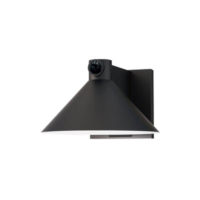 Conoid LED Outdoor Wall Sconce with Dusk-Dawn