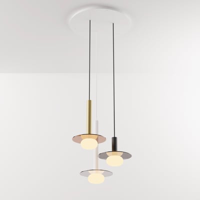 Combi Multi Light Glass Ball Pendant
