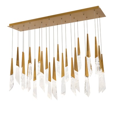 Solitude LED Rectangular Multi Light Pendant