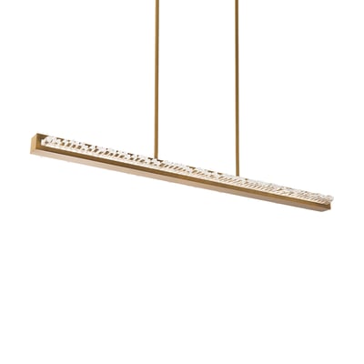 Frozen LED Linear Suspension