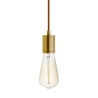 SoCo Pendant Satin Nickel/Blue OPEN BOX