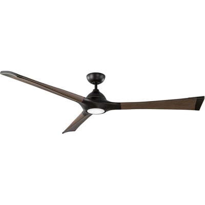 Woody 72 Ceiling Fan with Light Graphite OPEN BOX