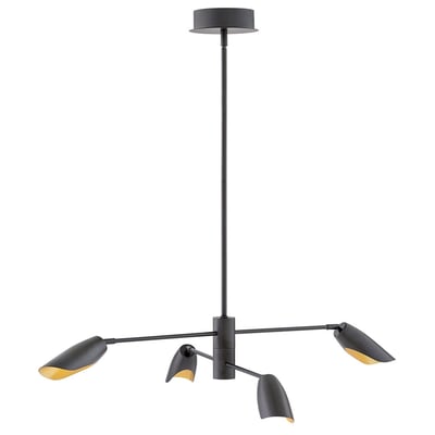Bowery Chandelier Black OPEN BOX