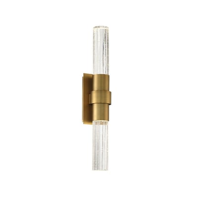 Ceres Wall & Bath Vanity Light Aged Brass OPEN BOX