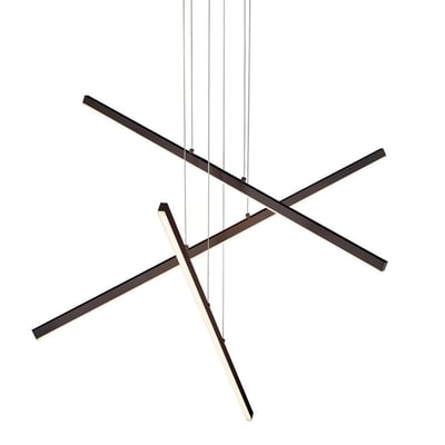 Vega 3-Light Pendant Brushed Nickel OPEN BOX