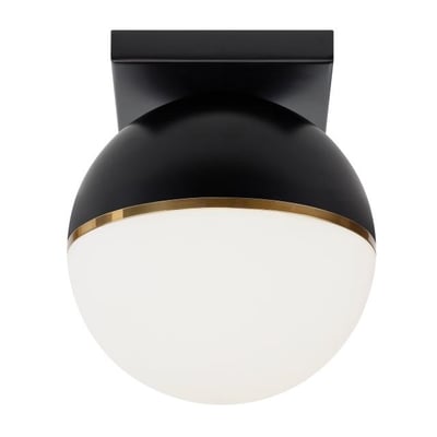 Akova Ceiling Light Flush Mount Aged Brass OPEN BOX