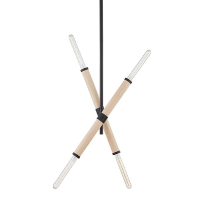 Cruiz Chandelier Soft Black OPEN BOX