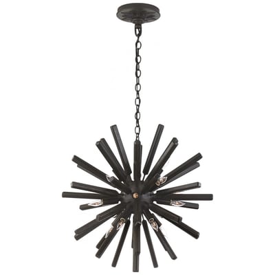 Lawrence Small Sputnik Chandelier Aged Iron OPEN BOX