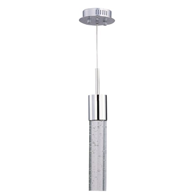 Fizz IV 1-Light LED Pendant Polished Chrome OPEN BOX